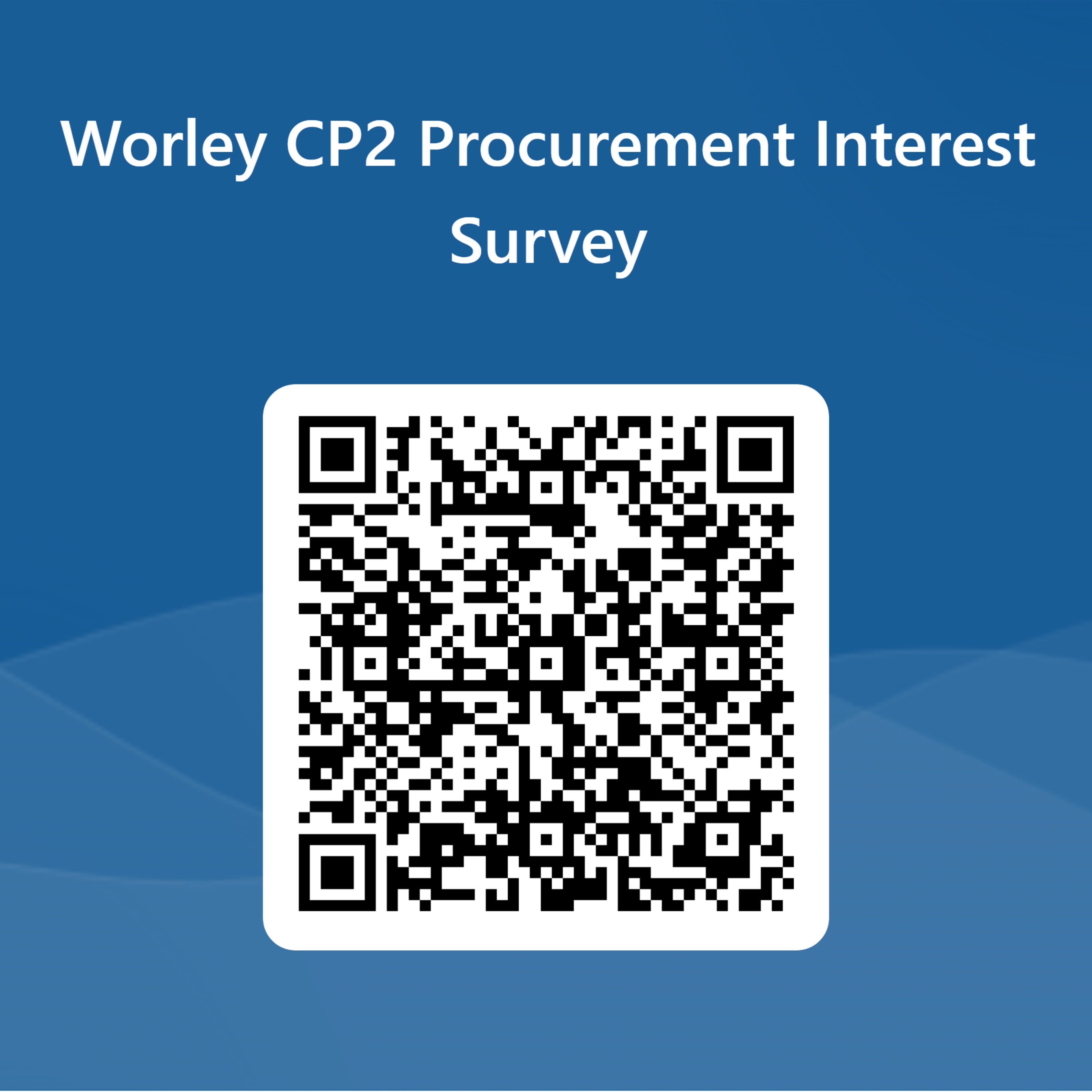 QRCode for Worley CP2 Procurement Interest Survey